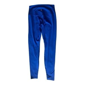 Blue Lululemon High-Rise Leggings like new size 8